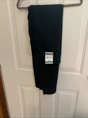 Terra & Sky Full Figure Black Straight Leg Jeans NEW Size 4X Pull-On 4-Pockets